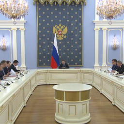 Законопроект о включении частей поверхностных водных объектов в ТОРы рассмотрели на заседании правительства. Скриншот видео кабмина