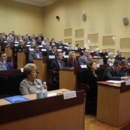 Руководители органов государственной власти и местного самоуправления Камчатского края на координационном совещании подвели итоги прошедшего года и обозначили основные задачи на 2016 г. Фото пресс-службы правительства региона