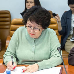 Член Совета Федерации от Приморского края Людмила ТАЛАБАЕВА. Фото пресс-службы СФ